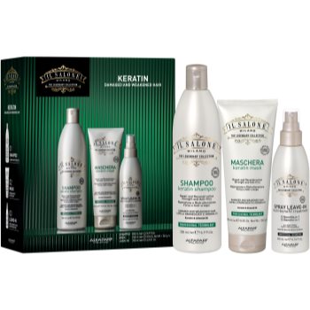 Alfaparf Milano Il Salone Milano Keratin kit set cadou pentru par deteriorat - imagine 2